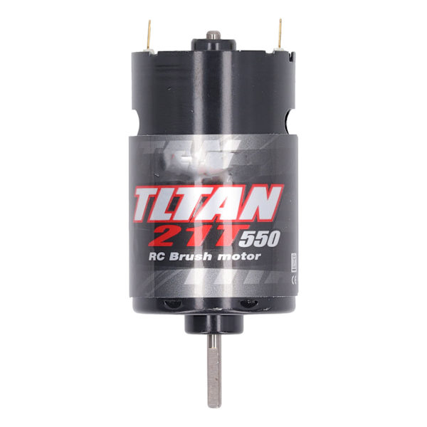 RC Borstad Motor med 1/3 Reduseringsgirkasse 550 Universal Borstad Motor for Elbil Lastebil Båt 21T