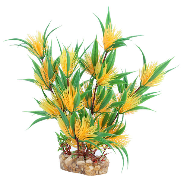 Akvarium Kunstig Simulering Plast Sikkerhet Vannplanter Sandbase for Akvariumdekorasjon Landskap G-092T3 Risöra
