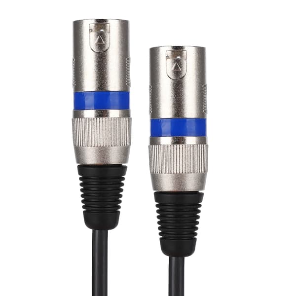 1,5M RCA hann til XLR hann lydadapterkabel patch-ledning dobbelt rad PVC-ledning