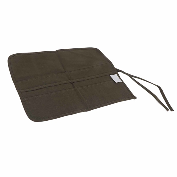 22 platser Artist Paint Brush Roll Up Bag Hållare Canvaspåse för Draw Pen Akvarell Oljeborstar