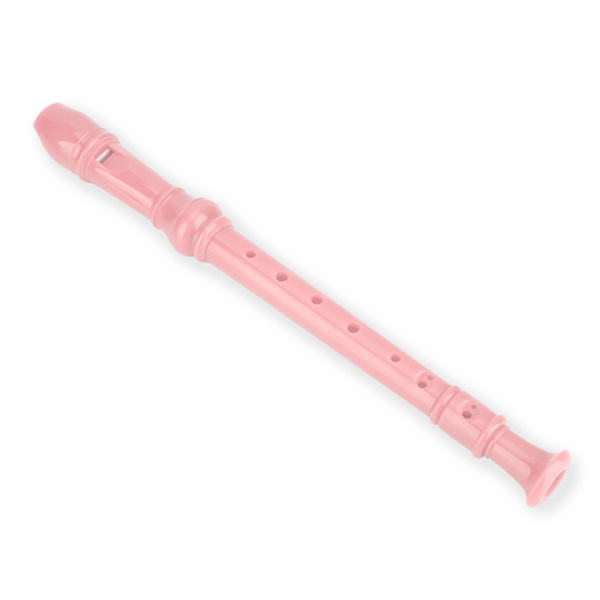 8 Hulls Høj Pitch Sopran Blokfløjte ABS Flageolet Instrument Reed Pipe Børn Rosa