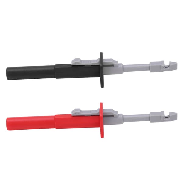 1 sæt trådpiercing sonde klip punktering testkrog blystifter med 4 mm jack J.30020 rød sort