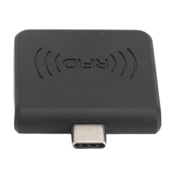 Radio Frequency Identification Card Reader 13,56Mhz Typ C IC-kortläsare Kontaktlös mobiltelefonkortläsare för Windows Black