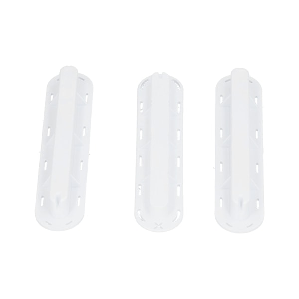 3 stk/sæt Surfbræt Finboks Groove Plast Finboks Plug Base med skruer Hvid