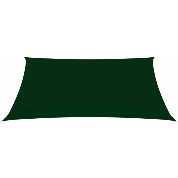 Parasollseil Rektangulært Oxford stoff 2x4 m Mørk grønn