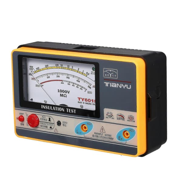 Digital Ohmmeter Megger Håndholdt Isolasjonstester 0-2000MΩ 1000V hwyYVL