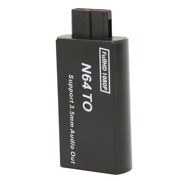 Kompatibel med N64 til HD Multimedia Interface Converter 1080p Understøtter PAL NTSC videospilsadapter med 3,5 mm interface