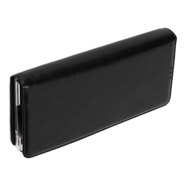Flip-fodral i läder. Reptåligt, vikbart skyddsfodral i läder till Huawei Mate X2Black
