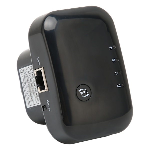 WIFI-vahvistin 360 asteen langaton peitto 300Mbp 2,4Ghz LAN-portti 2 tilaa Pistokedesign WIFI-toistin kannettavalle tietokoneelle 100‑240VEU Pistokkeella