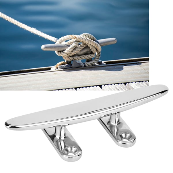 Bådklampespejl i rustfrit stål Poleret bådlampe Tilbehørsbase med klodser Marinbase (8 tommer)