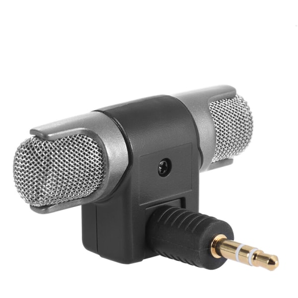 Extern stereomikrofon med 3,5 mm mikrofon till mini USB adapterkabel för GoPro Hero 3 3+ 4 för AEE Sports Action Camera