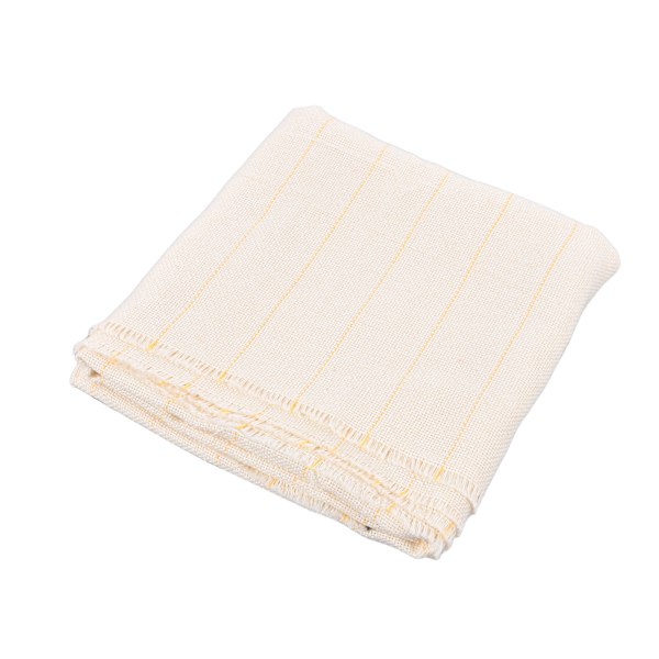 Tuftduk Polyester Bomull Blandad Dörrbredd Stark Duk Lätt att bryta Vit Standard Gul Trådduk