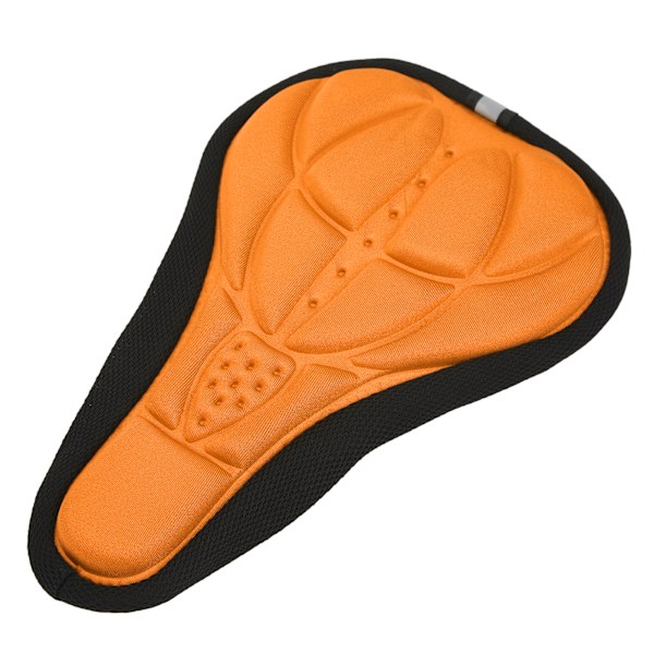 Cykelsätesöverdrag Mjuk Andas Slitstark svamp Enkel installation Bekväm Concavo Convex Design Cykelsitsdyna Orange