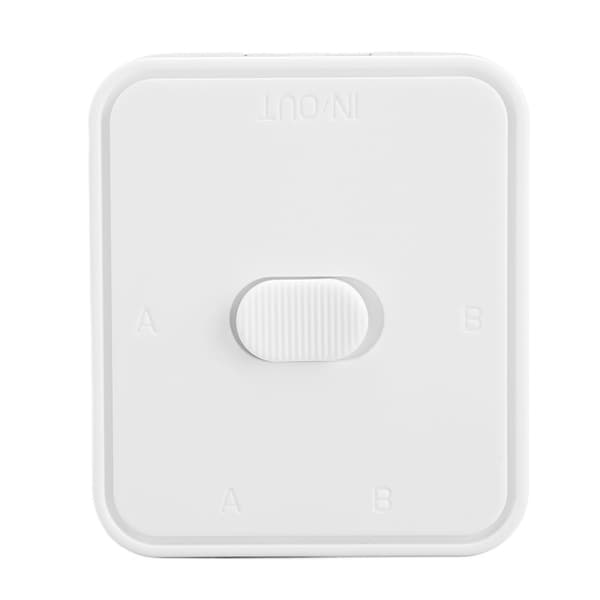 Gigabit netværksswitch 2 Port 10/100/1000 Mbps 2 ind 1 ud 1 ind 2 ud PoE Extender Switch RJ45 netværkssplitteradapter