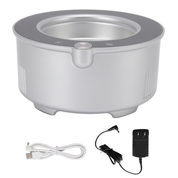 2 i 1 elektrisk koppvärmare Kylare Desktop Dryckekylare Smart kaffevärmare för hemsovsal 100‑240V amerikansk kontakt