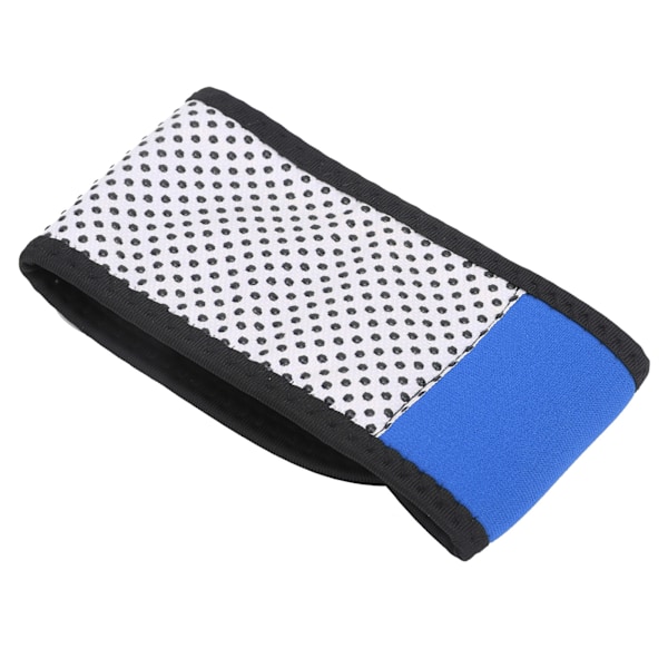 Självuppvärmande magnet Handledsstödsbygel Vinter Håll varm Band Sportturmalinarmband (svart blå)