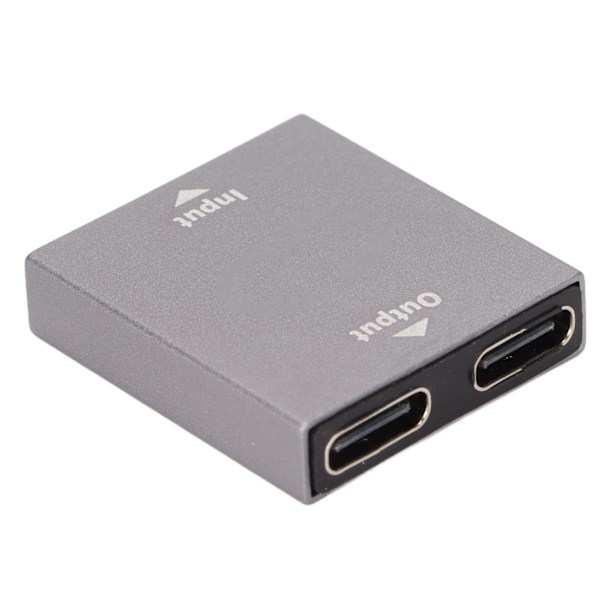 USB C Splitter Hub Enkelriktad dubbla portar 2 i 1 PD snabbladdningsadapter för telefoner Bärbara datorer Surfplattor
