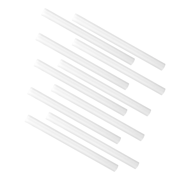 10 stk forseglingsstempler i voks Flerfargede små runde stempler for DIY-invitasjonskort Konvolutter (gjennomsiktige)
