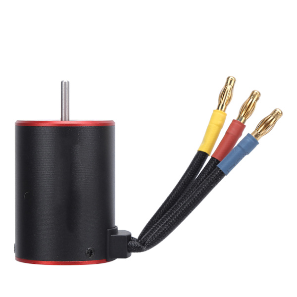 RC 3650 5200KV 4-polig vattentät borstlös motor med 4 mm bananplugg för 1/10 RC-bil uppgraderingsdelar