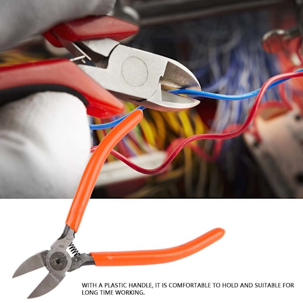 Teollinen kromivanadiini teräs Mini elektroninen sivuleikkuri kaapelileikkuri (5 tuumaa)