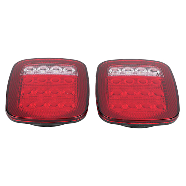 2 stk. LED-baglygter bagbremselys Stop baklys Passer til Jeep Wrangler CJ 76‑06