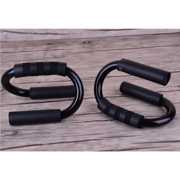 1 par Push Up Bar S-formet Push Up Hjælper med skumgreb til hjemmegym Fitness træning Muskeltræning