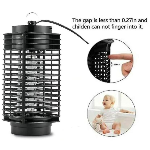 Elektronisk Bug Zapper, Mosquito Zapper Uv Light, Fluefælde, Myggelampe