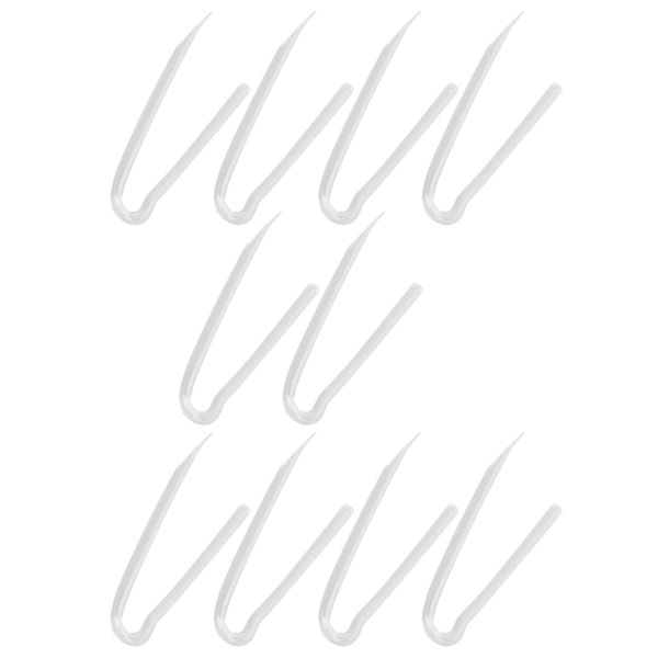 10 st hörapparatslangar Flexibel typ R BTE Öroninsats Byte av hörapparatslang3,3x2,0mm / 0,13x0,08in