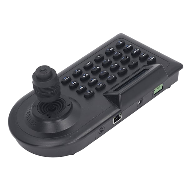 LCD Analog PTZ-kameratangentbord med 4D-joystick PTZ Speed ​​Dome-kamerakontroll för Linux EU-kontakt 100‑240V