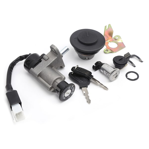 Sytytyksen lukitusyksikkö 4-johdin kaasumopoille 50cc 150cc 139QMB GY6 kiinalainen mopo uutuus