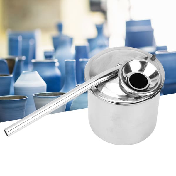 Rostfritt stål Lera Verktyg Keramik Atomizer Glasyr Krukor Keramiska målningssprutor (200ml)
