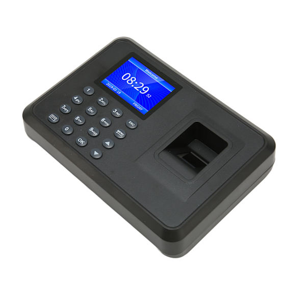 Fingerprint Attendance Machine 2,4 tum 1000 Användarkapacitet Namn Display Biometrisk Fingerprint Machine 100‑240V amerikansk kontakt