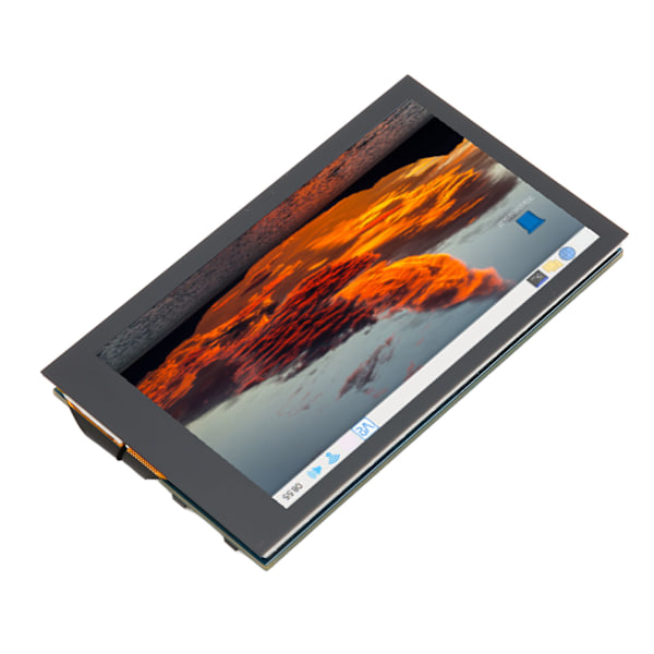 Kapacitiv pekskärm 3,5 tum 5 punkter 480x800 LCD IPS Dimbar 170 graders vinkel pekskärm för RasPi