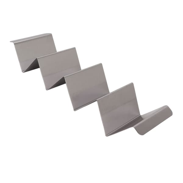 Køkken Taco Holder Stativ Bølgeform Rustfrit Stål Taco Shell Holder Grill til Bagning L