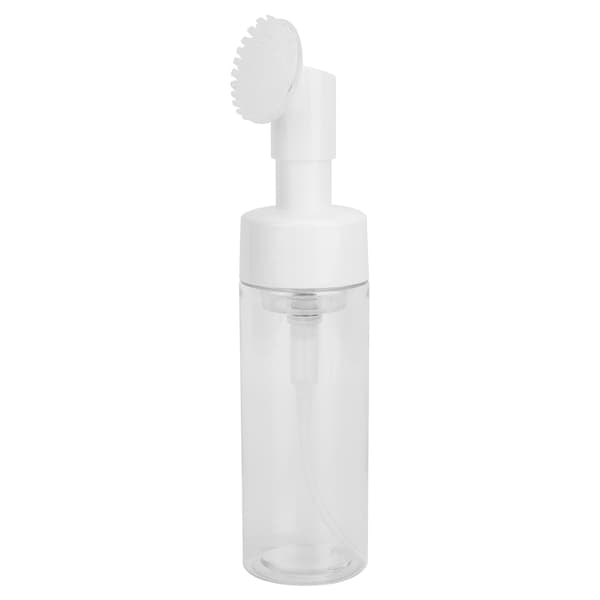 Mousse Skumflaske Silikonbørste Tom Påfyllbar Ansiktsrens Skumflaske Transparent200ML
