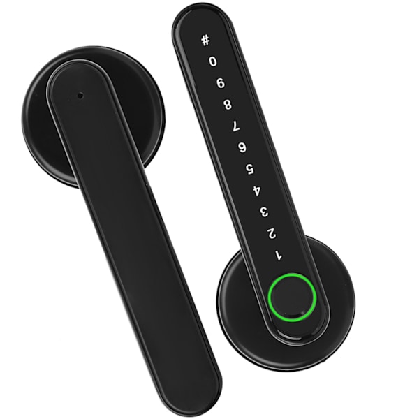 Smart Handle Lock Fingeravtryck Lösenord Bluetooth App Elektriskt nyckelskåp för hemsäkerhet för Tuya