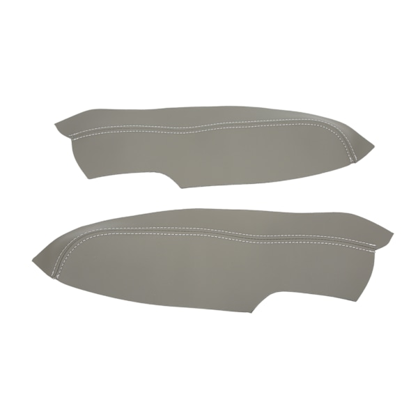 2st/set Mikrofiberläder framdörrpanel Armstödskåpa Skydd Antiskrapningsbyte för Civic 2005-2011Grå