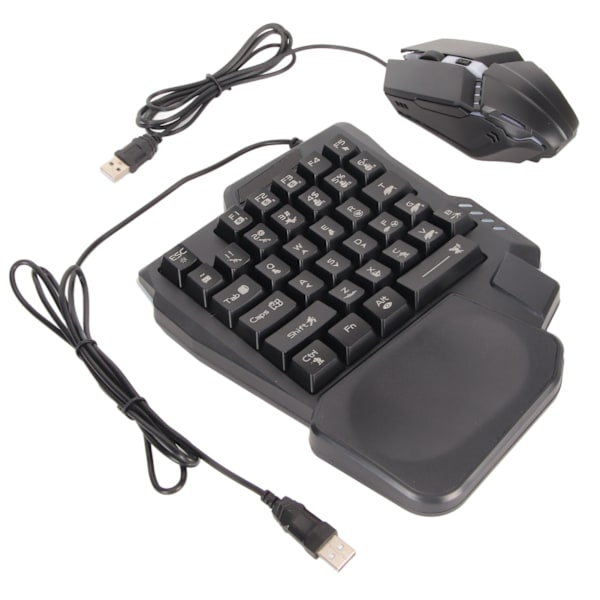 Half Hand Gaming Tangentbord och Mus Combo Wired Gaming Mouse Converter för Android för Harmony för IOS 10.0-13.3