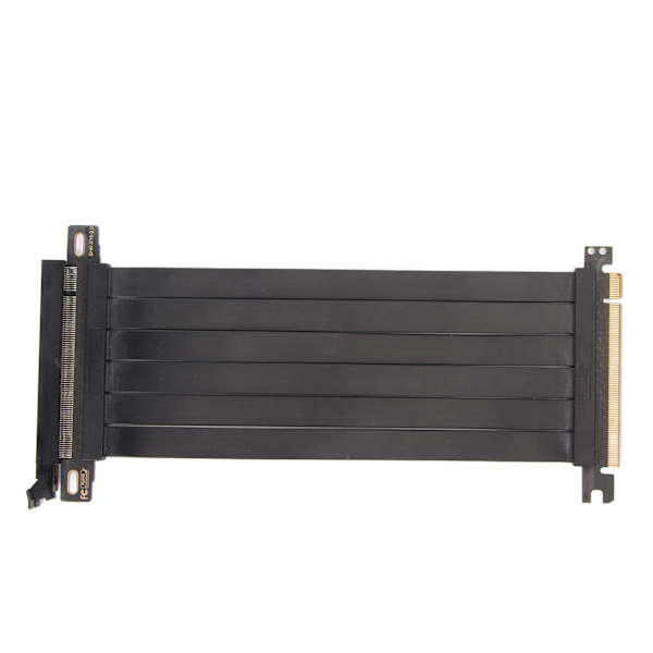 PCIE 3.0 X16 Forlængerkabel Høj Skærmende Egenskab 180 Grader Fleksibel PCIE 3.0 Forlængerkabel til Grafikkort Sort 40cm/15,7in