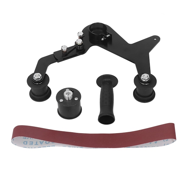 Bandslibeadapter Rustfrit Stål Robust Stabil Vinkelsliber Slibebåndsadapter til Rør 14mm/0.55in