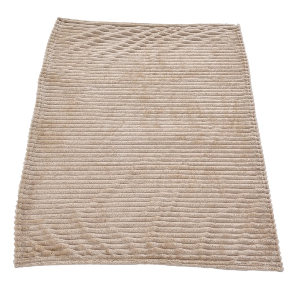 Flanell Slängfilt Plysch Fluffig Lätt Andas Fint utförande Snygg Enkel Mjuk filtKhaki