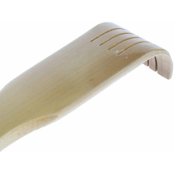 Långt handtag Selkäraapuri Käsiraaputusapu Selkäraapuri Kynsi Selkäraapuri Bambu rygghieronta (47cm)，HANBING