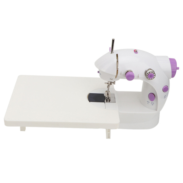 Mini hushålls multifunktions elektrisk symaskin med förlängningsbord (EU-kontakt 100-240V)