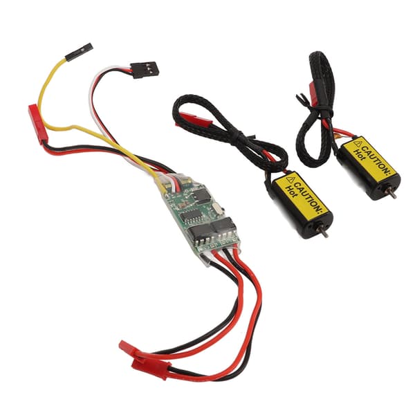 【NX】Elektriske hastighetskontrollere Toveis 10A ESC Hastighetskontroll for RC Modellskip Tank
