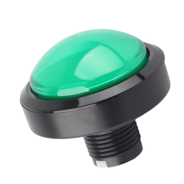 60 mm stor konvex knapp 2-fotsomkopplarknapp med LED-ljus för Crane Machine Game Console Röd