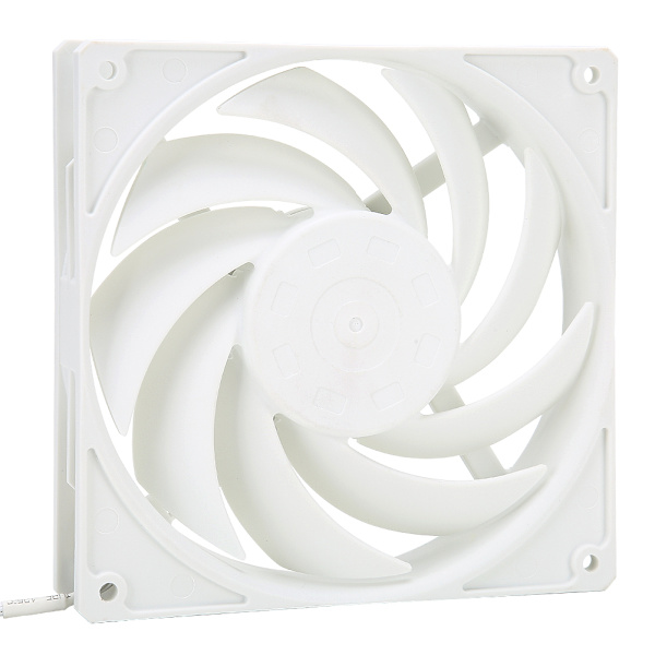【NX】F140 Computer CPU Cool Køleventilator 14cm Støjsvag Stationær Computer Køler Ventilator Hvid