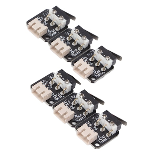 6 stk printer grænseafbrydere 3-bens N / ON / C Kontrol Holdbar Bedre sejhed 3D-printerdele