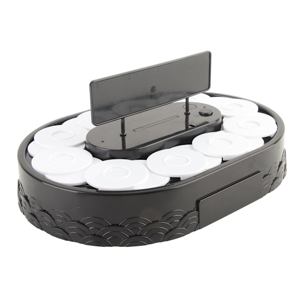 Roterende Sushi-maskin Automatisk Roterende Bord Display Stativ Svingbrikke Skivbord for Sushi Dessert Cupcake Sushi