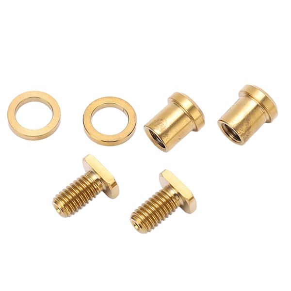 RISK 6 stk/boks Titanium Alloy Bolt Kit for Shimano Sykkel Oppgraderingsdeler Gull (6 stk/boks)