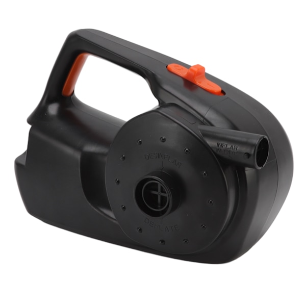 Elektrisk luftpumpe Luftinflations pumpe 80W med biloplader 12V EU-stik 100‑240V til gummibåd